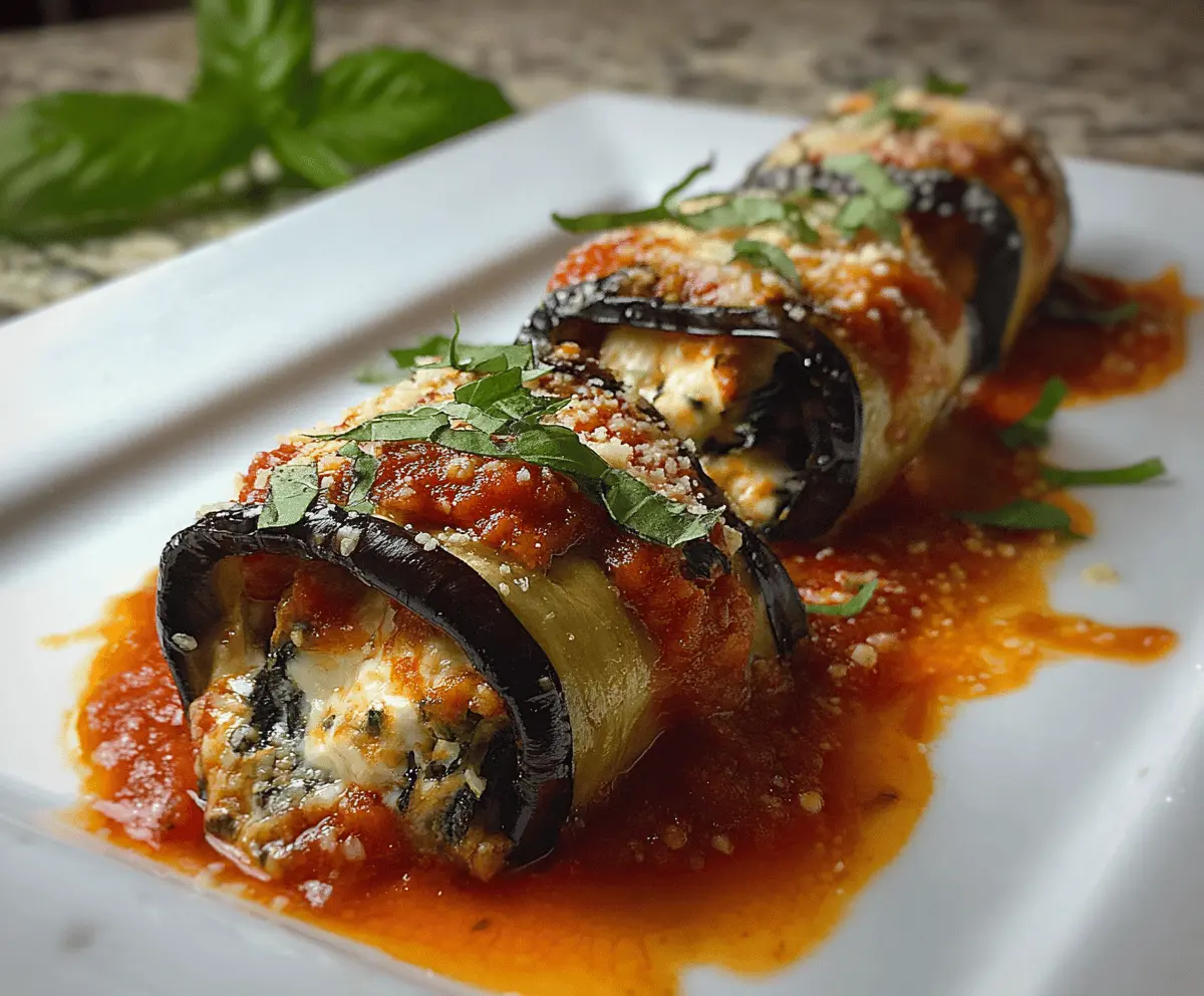 Easy Eggplant Rollatini Recipe for Dinner
