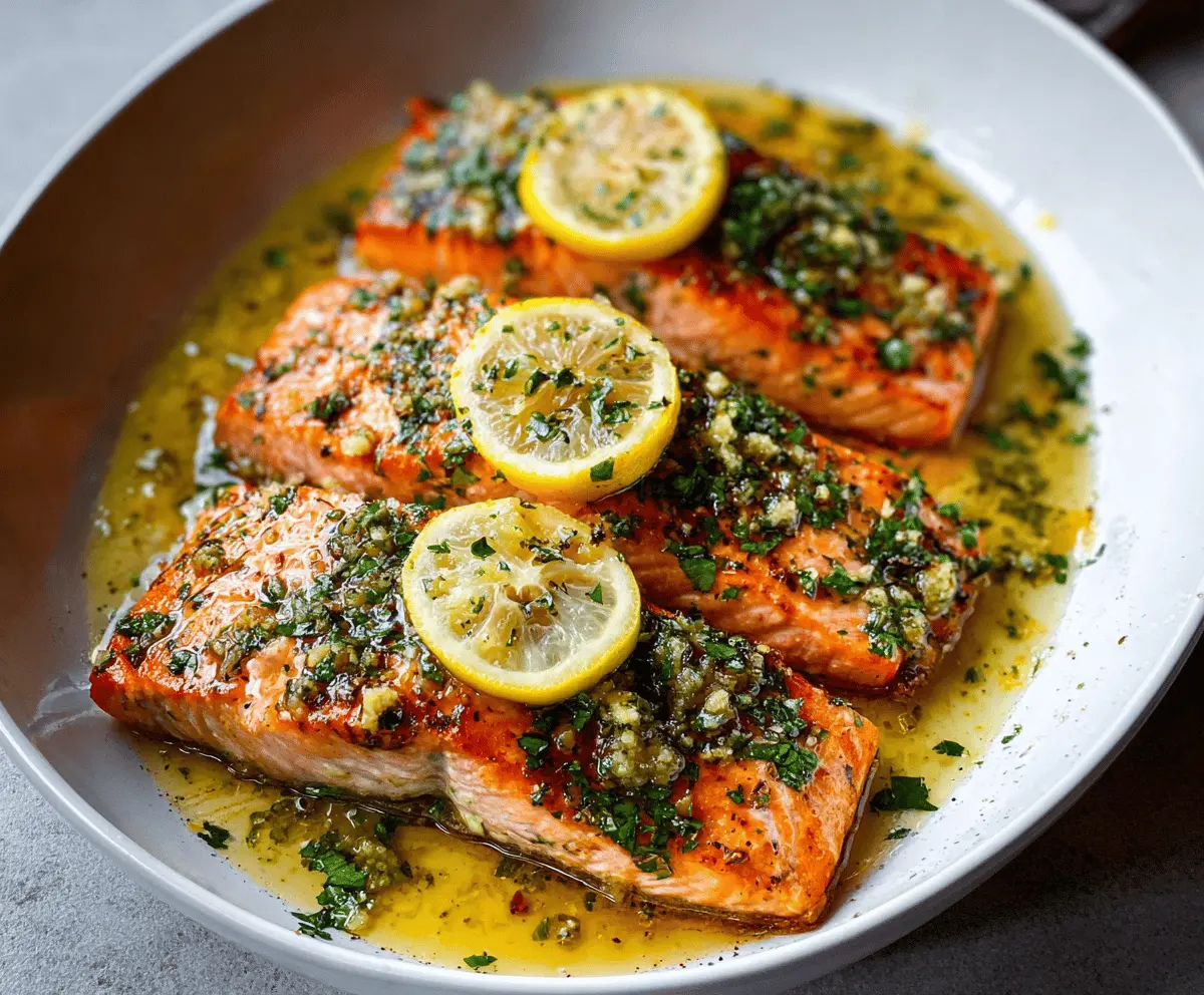 Easy Garlic Butter Lemon Salmon Recipe