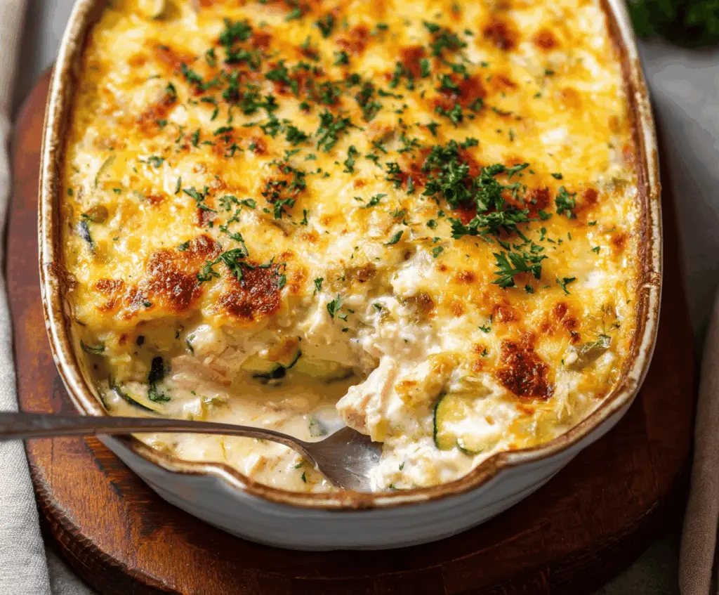 Easy Chicken Zucchini Casserole Recipe