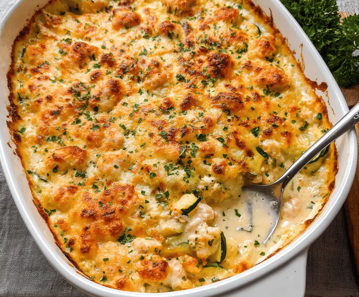Easy Chicken Zucchini Casserole Recipe