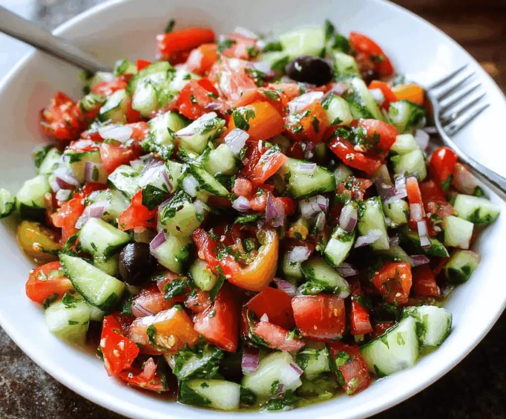 Fresh Mediterranean Salad Recipe for Summer