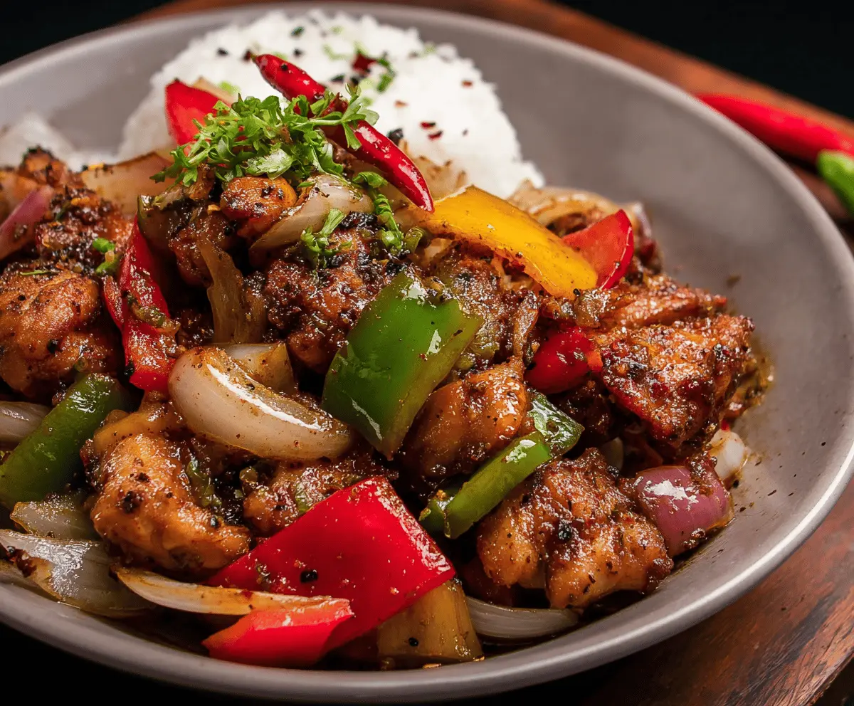 Easy Black Pepper Chicken Recipe