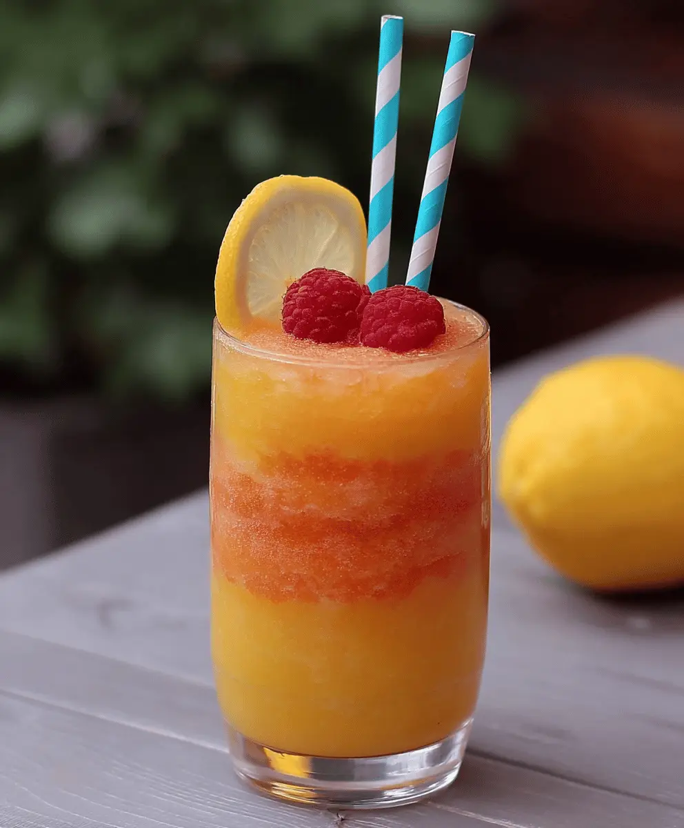 Refreshing Peach Lemonade Slush Recipe