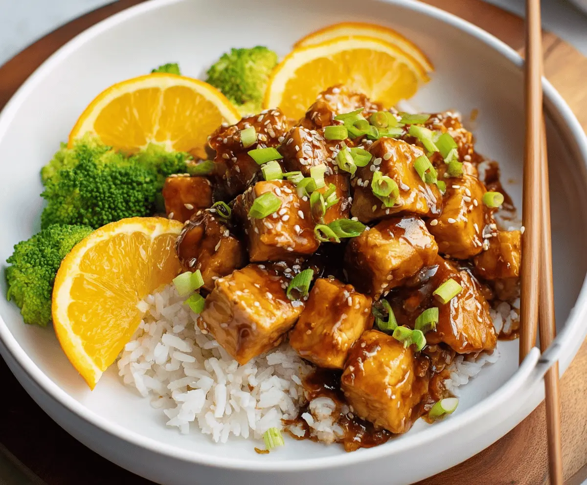 Easy Vegan Orange Tofu Recipe