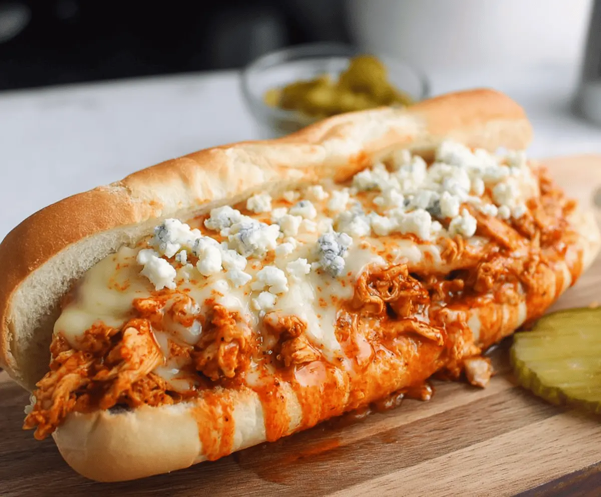 Buffalo Chicken Cheesesteak Recipe Easy and Flavorful