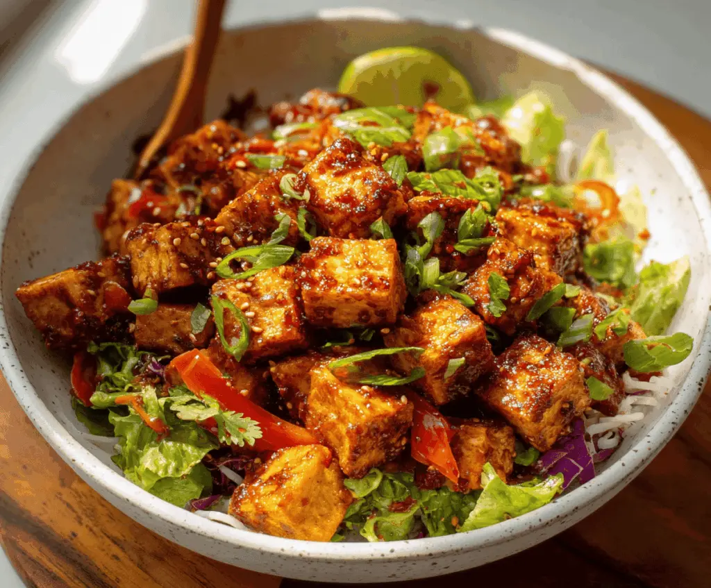 Crispy Chili Crunch Tofu Recipe