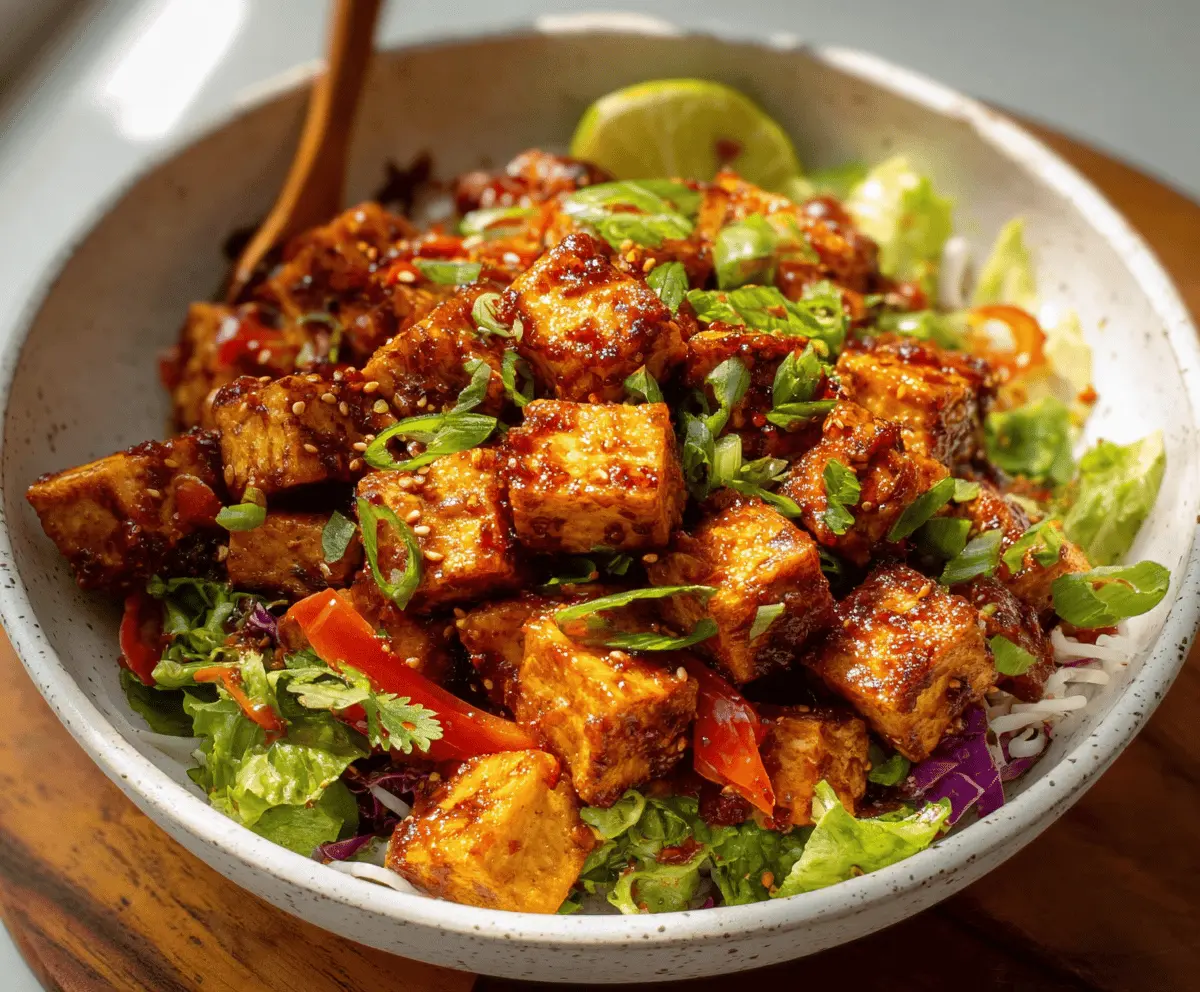 Crispy Chili Crunch Tofu Recipe