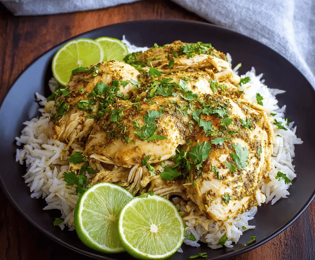 Crock Pot Cilantro Lime Chicken Recipe