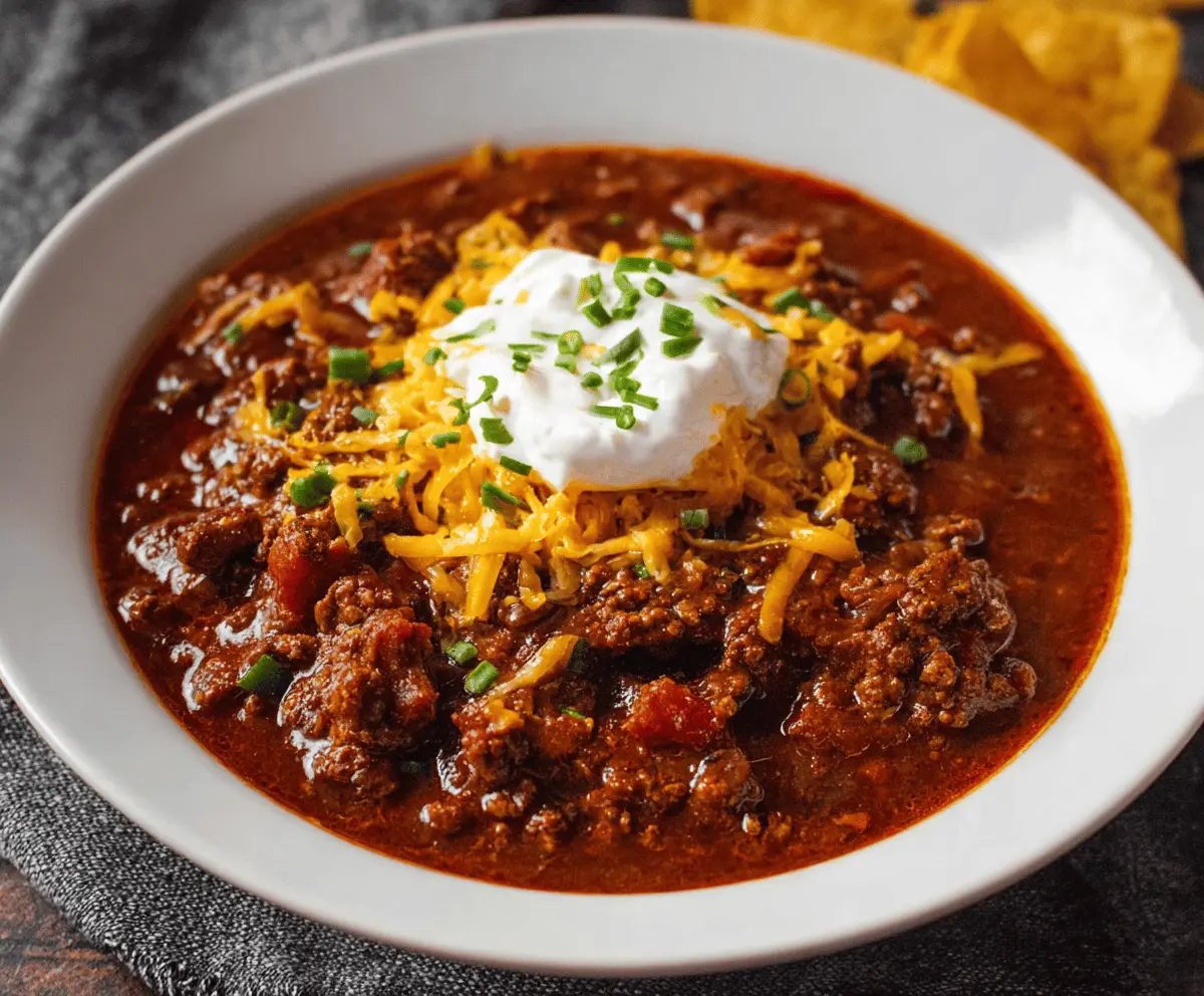 Classic Beef Chili