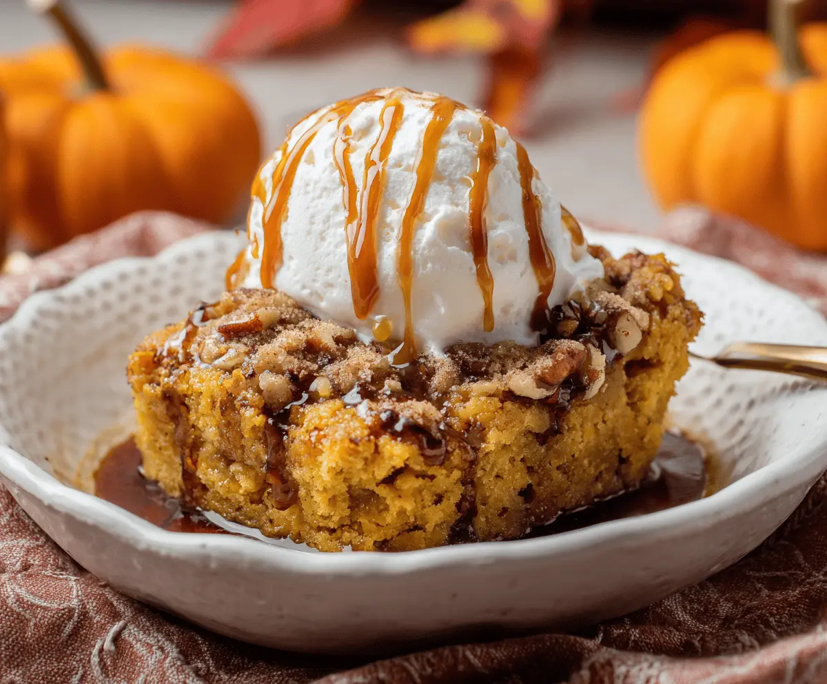 Pumpkin Dump Cake