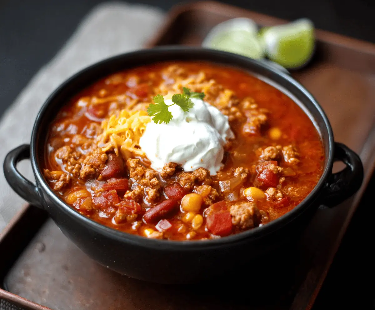Smoky Chipotle Turkey Chili