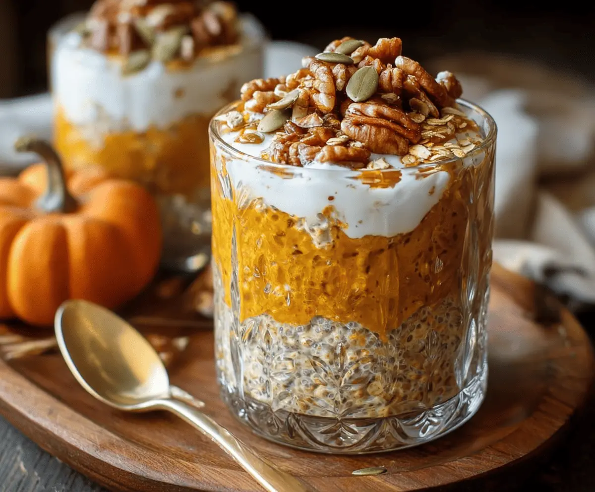 Pumpkin Pie Overnight Oats