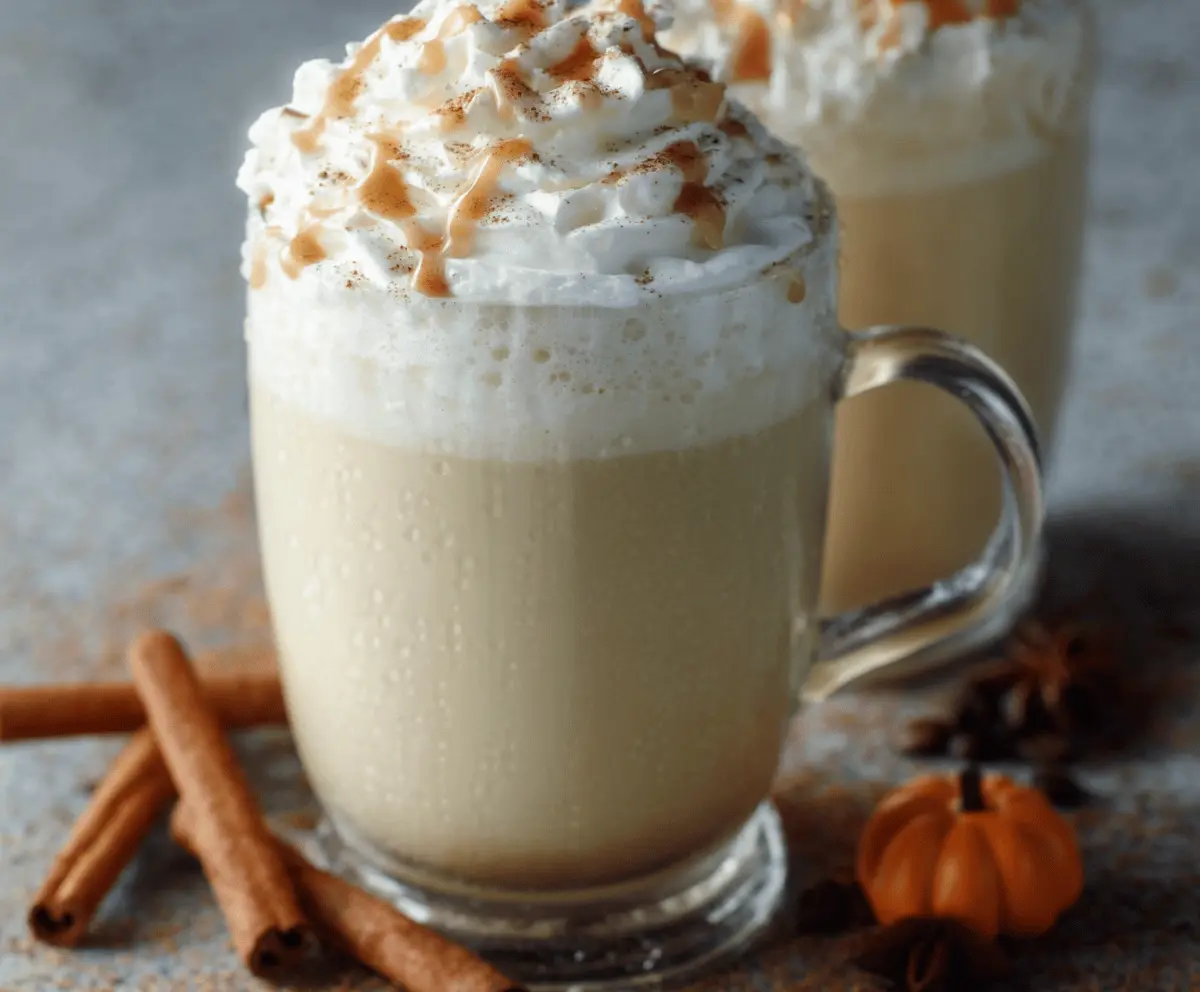 Pumpkin Spice White Hot Chocolate